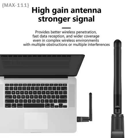 【F2-MAX111】MT7601 Mini USB 150Mbps WiFi Adapter - Wireless Network Card RTL8188 Wi-Fi Receiver 2.4GHz for PC Desktop Laptop