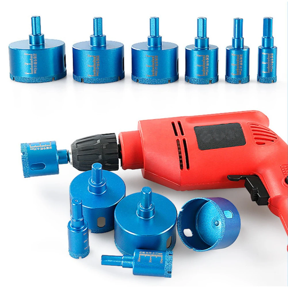 1 szt. Wiertło koronowe szlifierskie 20–60 mm do kamienia, granitu, szkła, marmuru, otwornica, frez do szlifierki kątowej, wiertło do kamienia, dziurkacz do płyt kamiennej