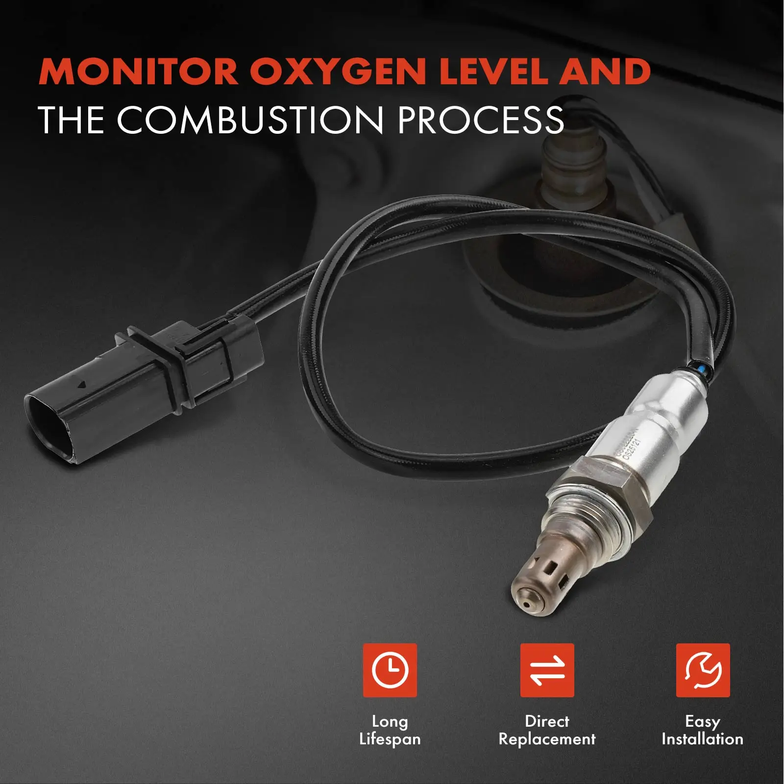 A-Premium Upstream O2 Oxygen Sensor for Dodge Dart 2015-2016 Fiat 124 Spider 2017-2020 500 2015-2019