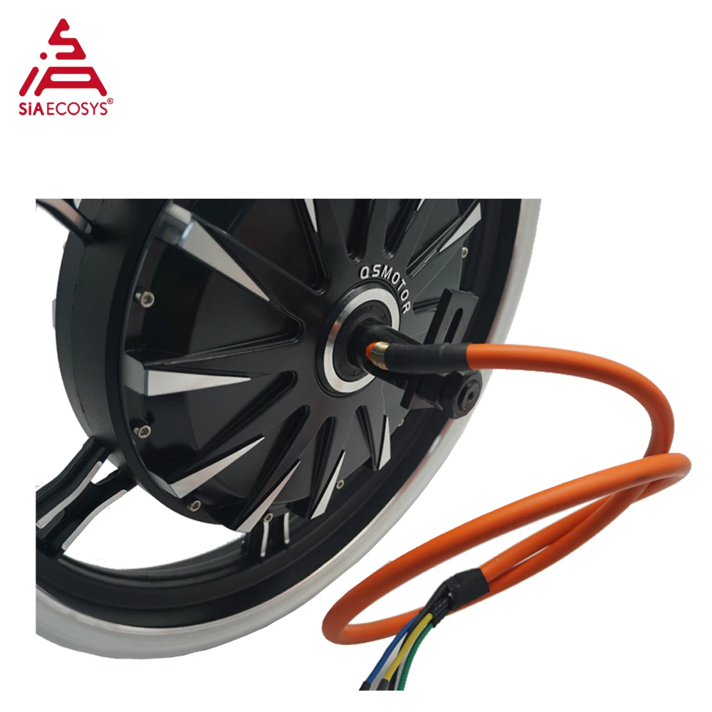 QSMOTOR 17*2.5 Inch QS260 35H V1 2000W 72V BLDC Hub Motor for Electric Motorcycle High Performance Electric Motorcycle