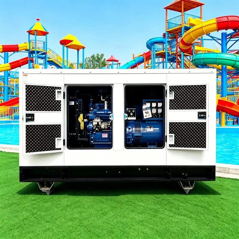 Disaster Recovery Generator Set Post Earthquake Relief Site Debris Removal Equipment Temporary Power Grid Recovery Operation