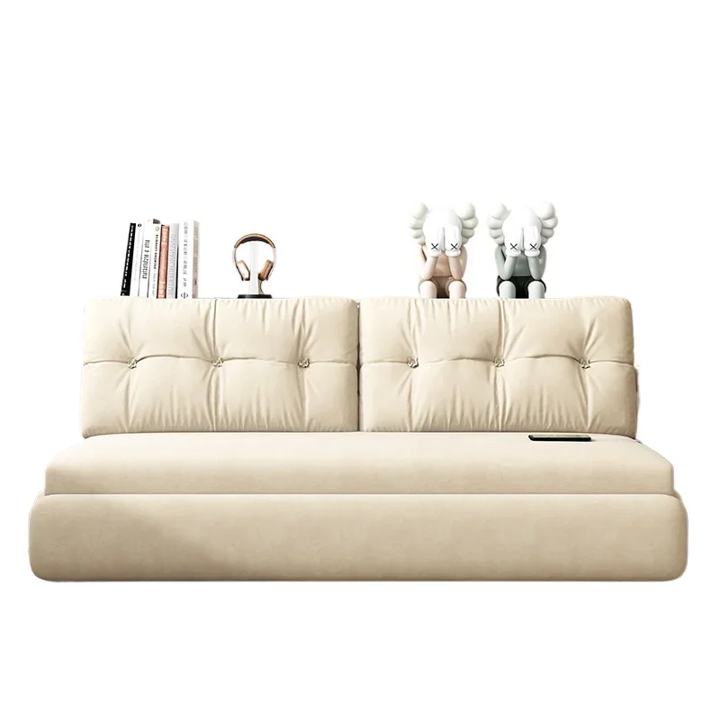 &Latex White Living Room Sofas Minimalist Pliable Soft L Shaped Living Room Sofas Modern Nordic Divano Letto 2 Posti Furniture