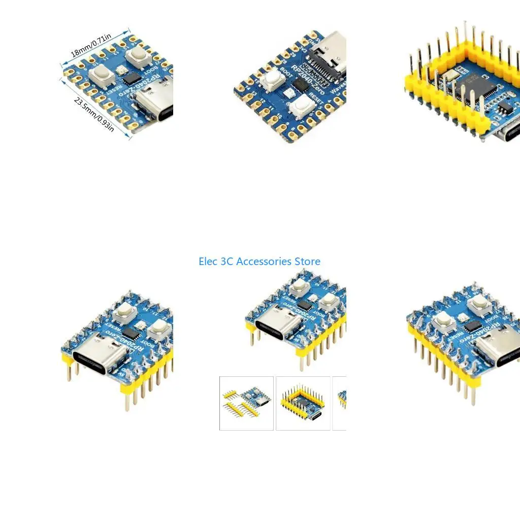 Y51A Pre-Soldered Header Based on Microcontroller RP2040-Zero Development Board