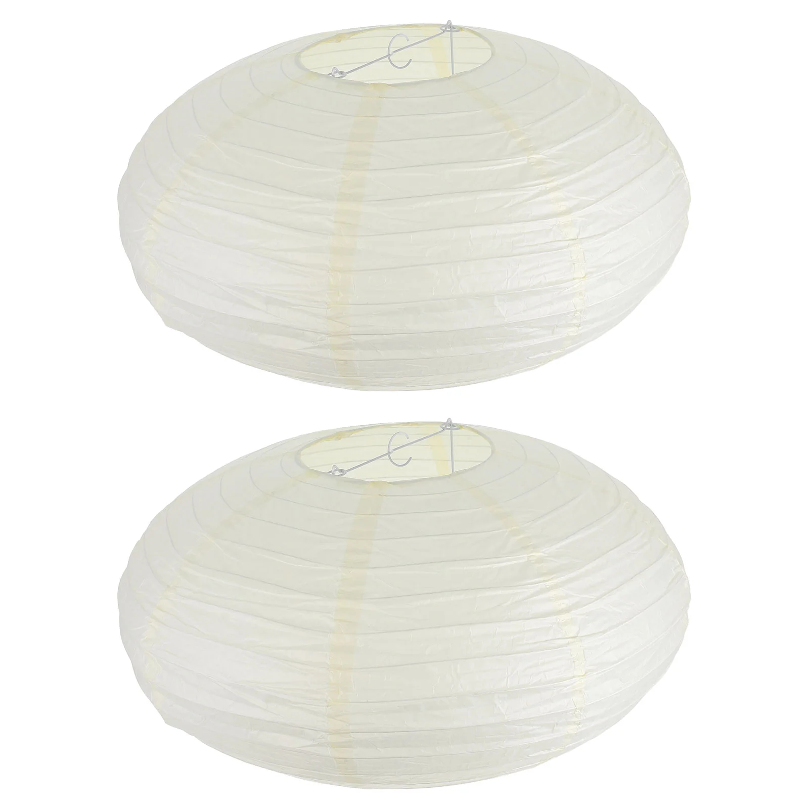 

2 Pcs Lampshade with Lights Pendant Replacement Paper Lantern Shades Foldable Child