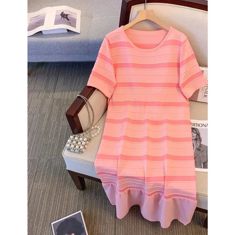 

Women O-neck Vintage Elegant Slim Dresses French Fashion Evening High Street Plus Size Clothing mermaid dress