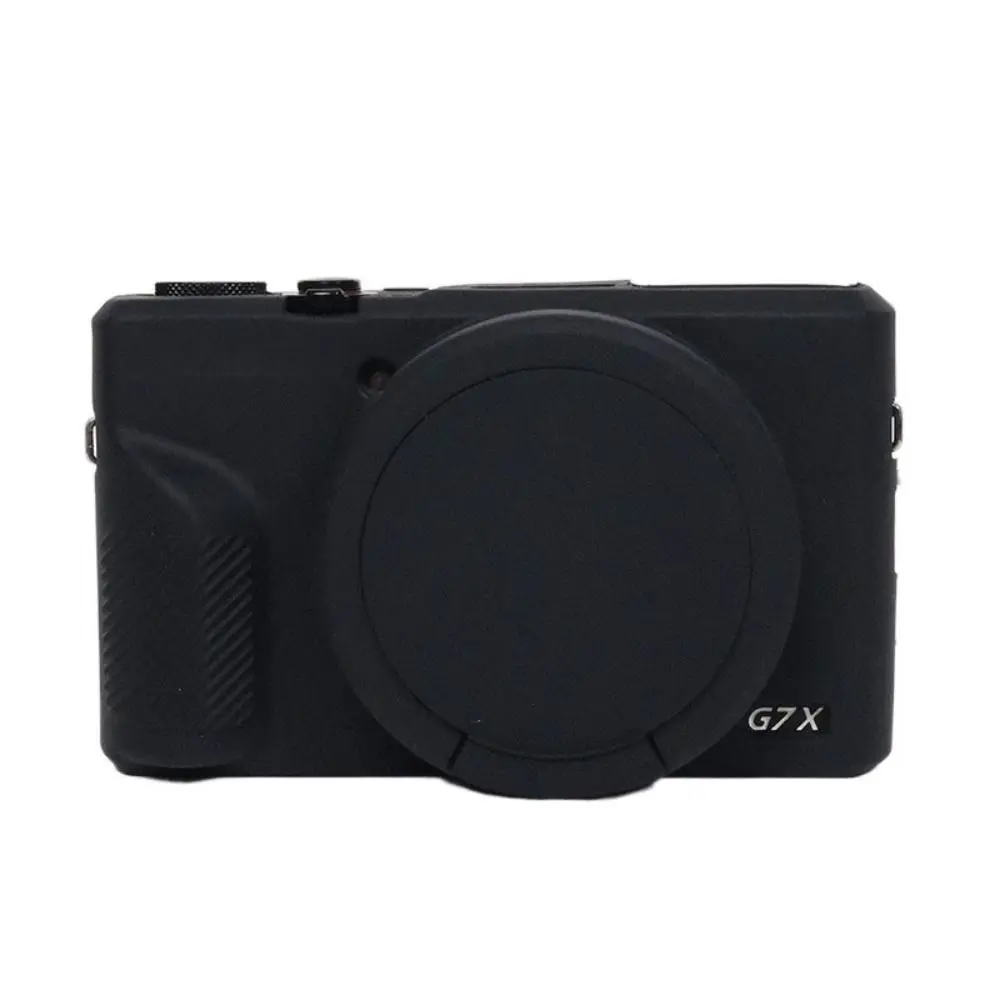 Hot Sale Lens Cap Camera Body Case Silicone Rubber Portable Protective Case Shockproof Soft Storage Bag for Canon G7XIII G7X3