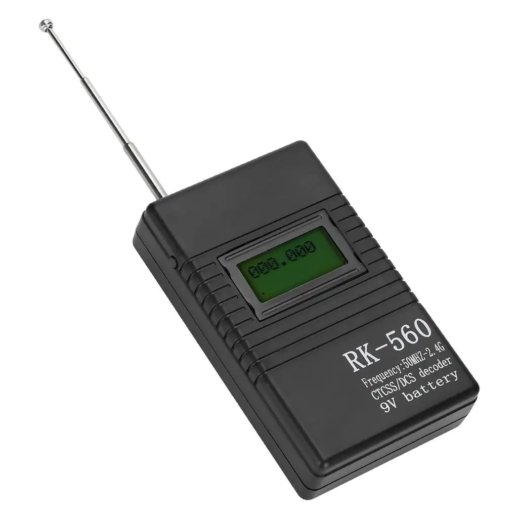 Imagem -02 - Medidor de Rádio Portátil Portátil de Teste Talkie Contador de Frequência Decodificador Ctcs e Dcs para Rk560 Walkie Talkie de Rádio Bidirecional 50mhz2.4ghz