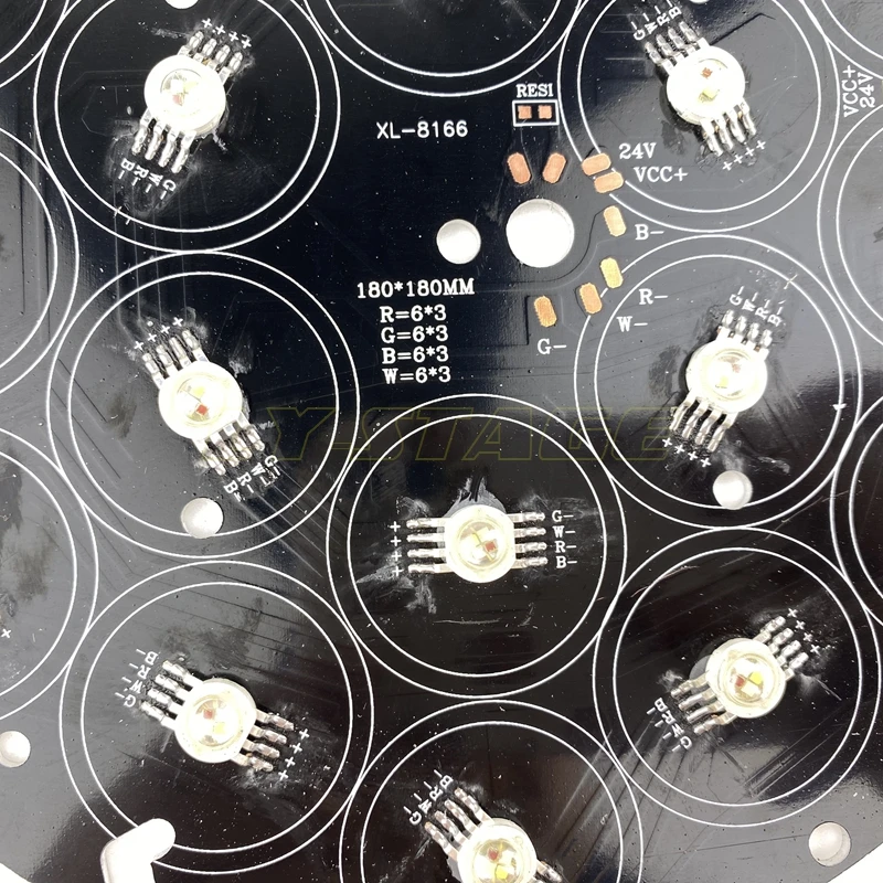 18x10w 4 in1 RGBW LED Par Light sostituzione LED Panel Light Source