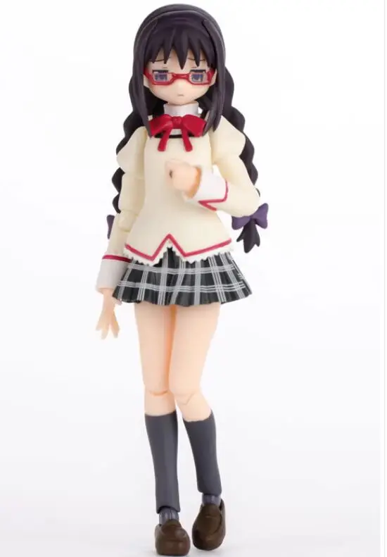 Original figma 009 Puella Magi Madoka Magica Akemi Homura action pvc Model toy figure