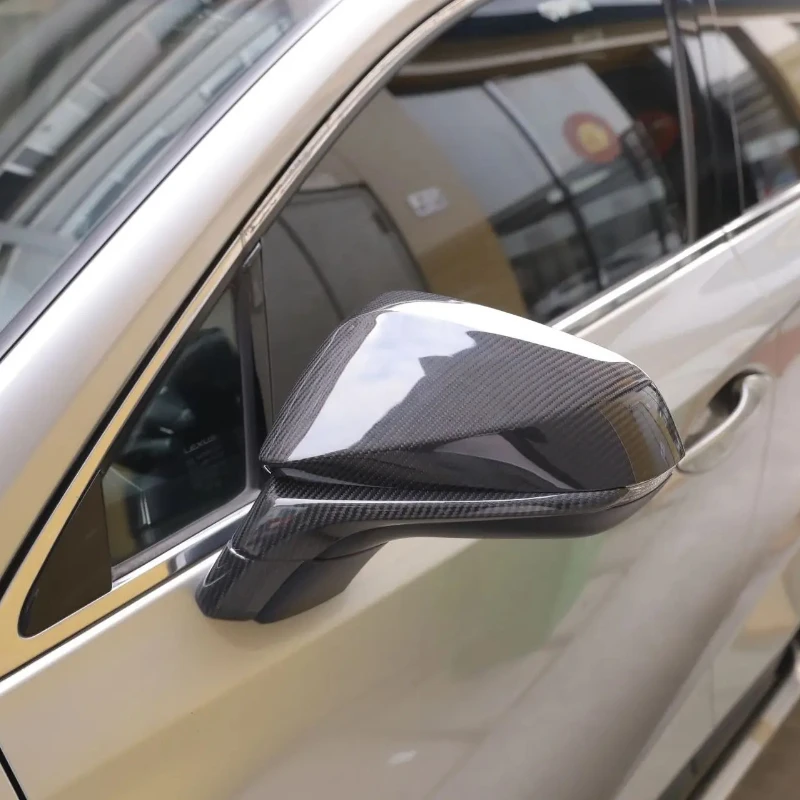 

Для Lexus NX200 RX300 450 UX260 настоящее углеродное волокно 14-2020, чехол для зеркала заднего вида, внешний корпус, комплект модификации, аксессуары