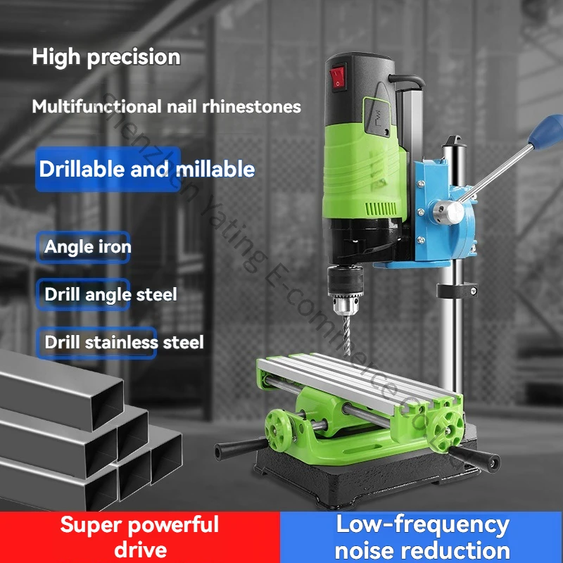 Household 13mm Precision High Speed Miniature Mini Bench Drill Drilling Machine Electric Milling Making Tool