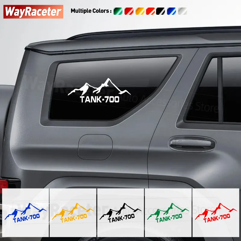 

Reflective Mountain Off Road Graphics Vinyl Decal Car Window Body Sticker For Great Wall Tank 700 2024 Hi4-T Accessories