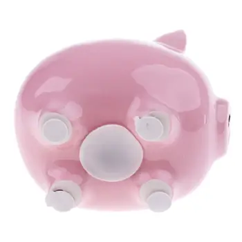 Dětské keramické prasátko, mince, peníze, hotovost, sběratelská spořicí krabice, prasátko, děti, roztomilé prasátko, pokladnička, spořicí pokladnička, dětská hračka 8 nejlepší prodej velké keramické prasátko - №5