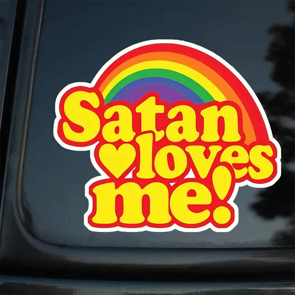 13X11Cm Satan Loves…