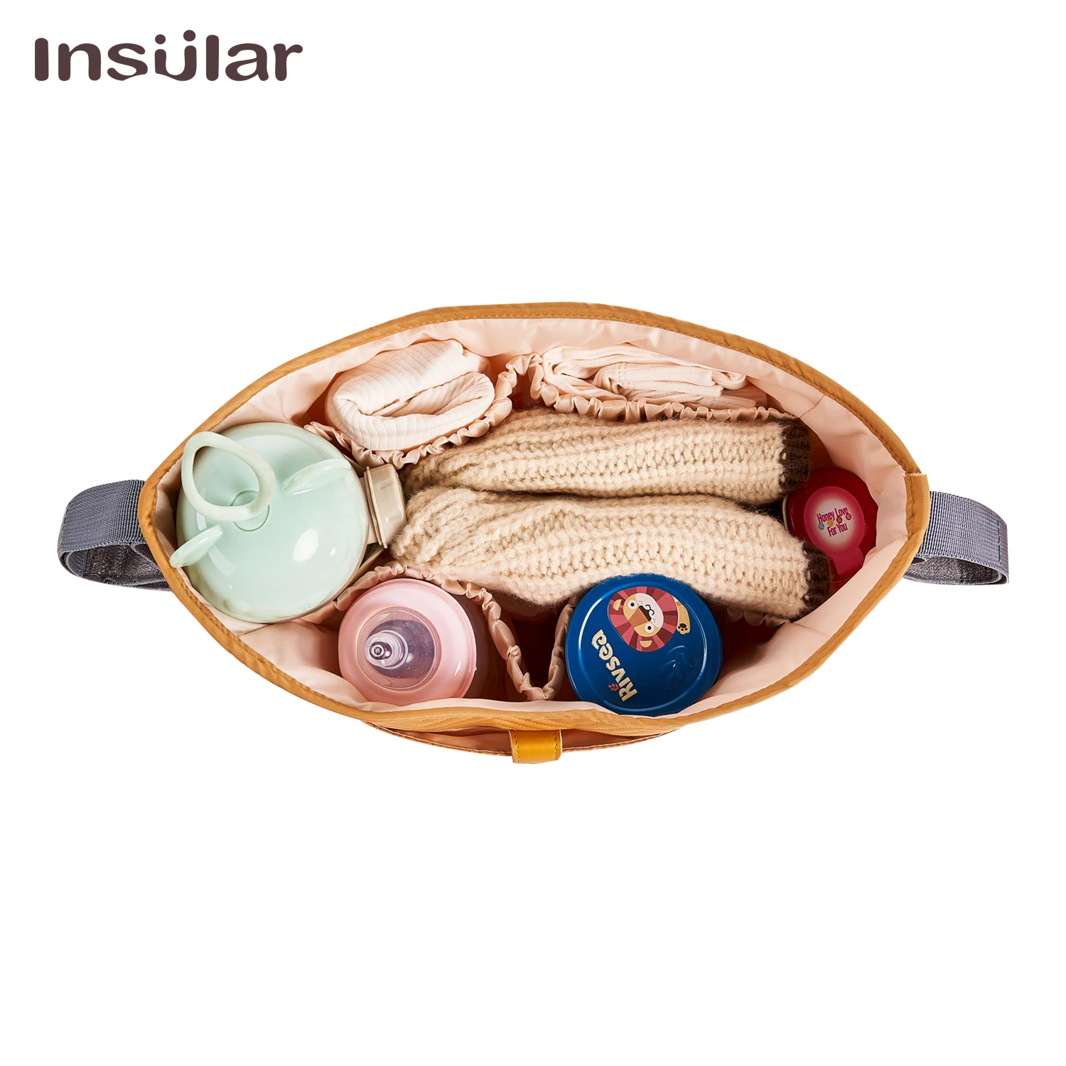 Hang Diaper Bag Baby Stroller Bag Organizer Bag Nappy Baby Bottle Storage Bags Buggy Pram Cart Basket Hook Stroller Accessories