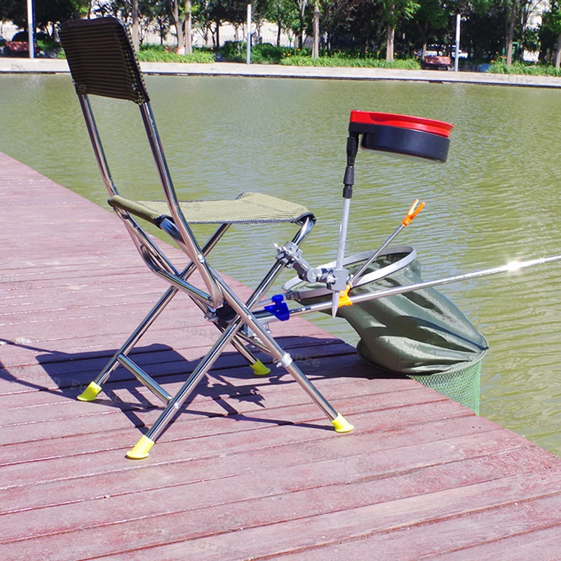 Fold Portable Fishing Chairs All Terrain Multifunction Backrest Bracket Fishing Chairs Comfort Banco De Pesca Entertainment