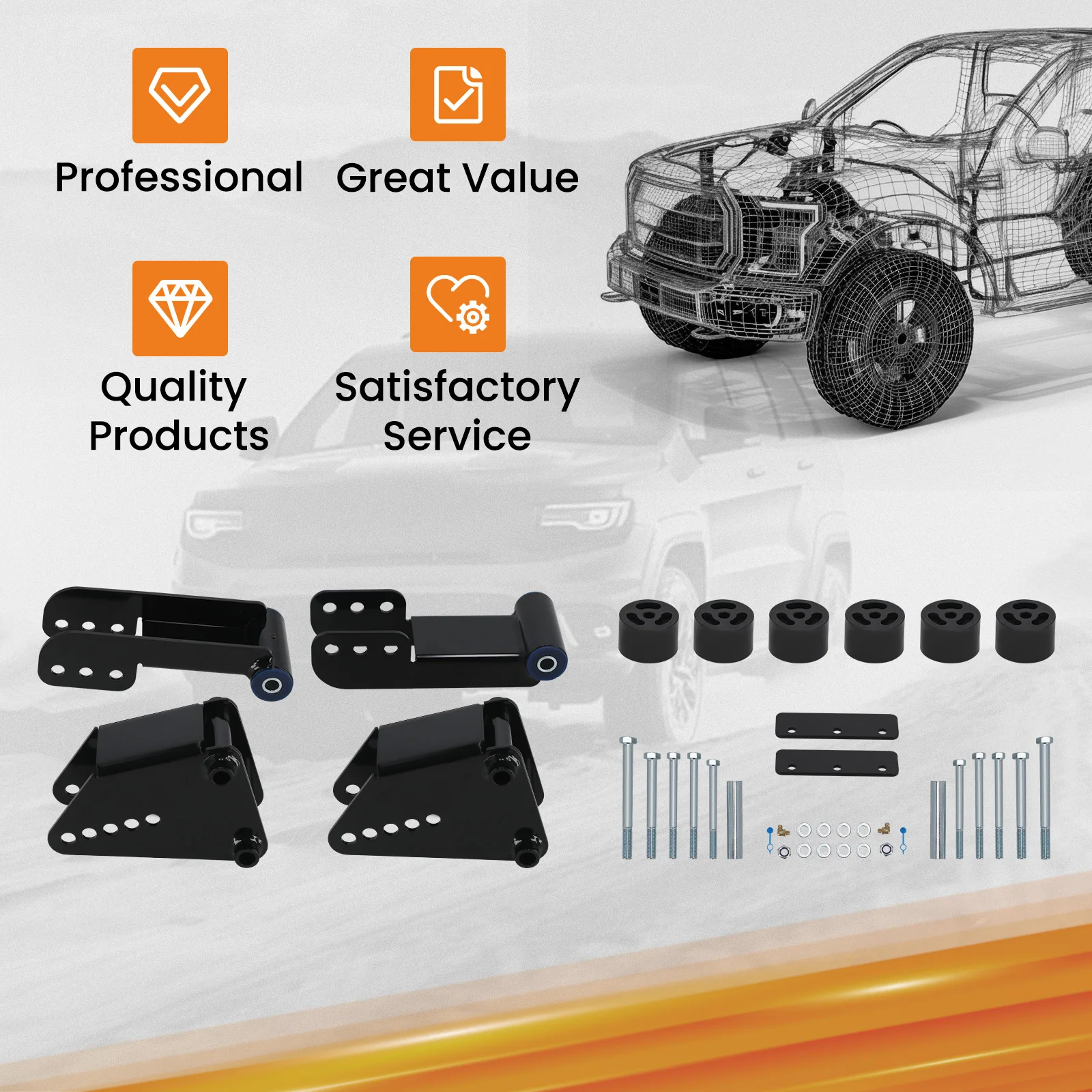 Journeys Offroad 3-5 Lift Kit 1996-2005 Chevy Astro / GMC Safari – Darkside Motoring Journeys Offroad 3-5 Lift Kit 1996-2005 Chevy Astro / GMC Safari – Darkside Motoring