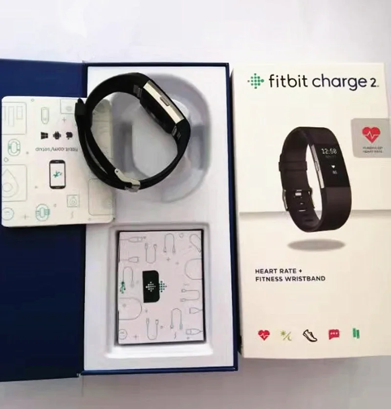 Imagem -06 - Original Fitbit Carga Banda Relógio Inteligente Bluetooth Atividade Inteligente e Rastreador de Fitness Mais Coração Esporte Assista Bandas