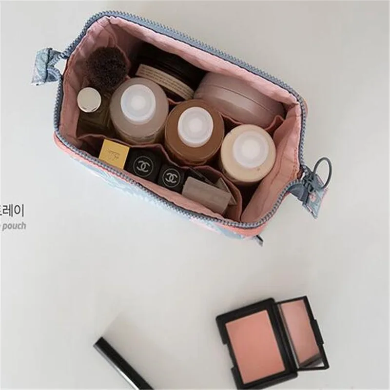 Women Travel Animal Flamingo Make Up Bags Waterproof Cosmetic Bag Makeup Beauty Wash Organizer Toiletry Pouch Storage Kit Bath