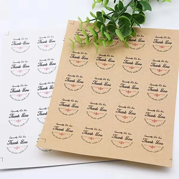 100pcs/lot Diameter 3cm Thank You Series Seal Stickers DIY Handmade Decoration Gift Sticker Bakery Party Stationery (SS-1794)