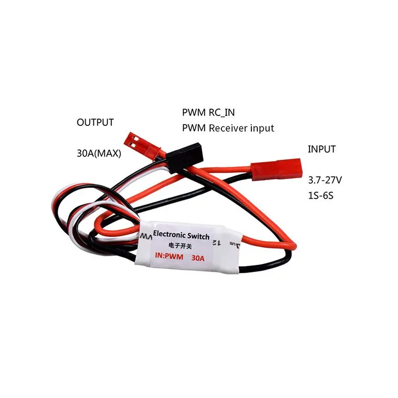 

30A электронный модуль переключателя 3,7 в-27 в 1S-6S для радиоуправляемой фотовспышки