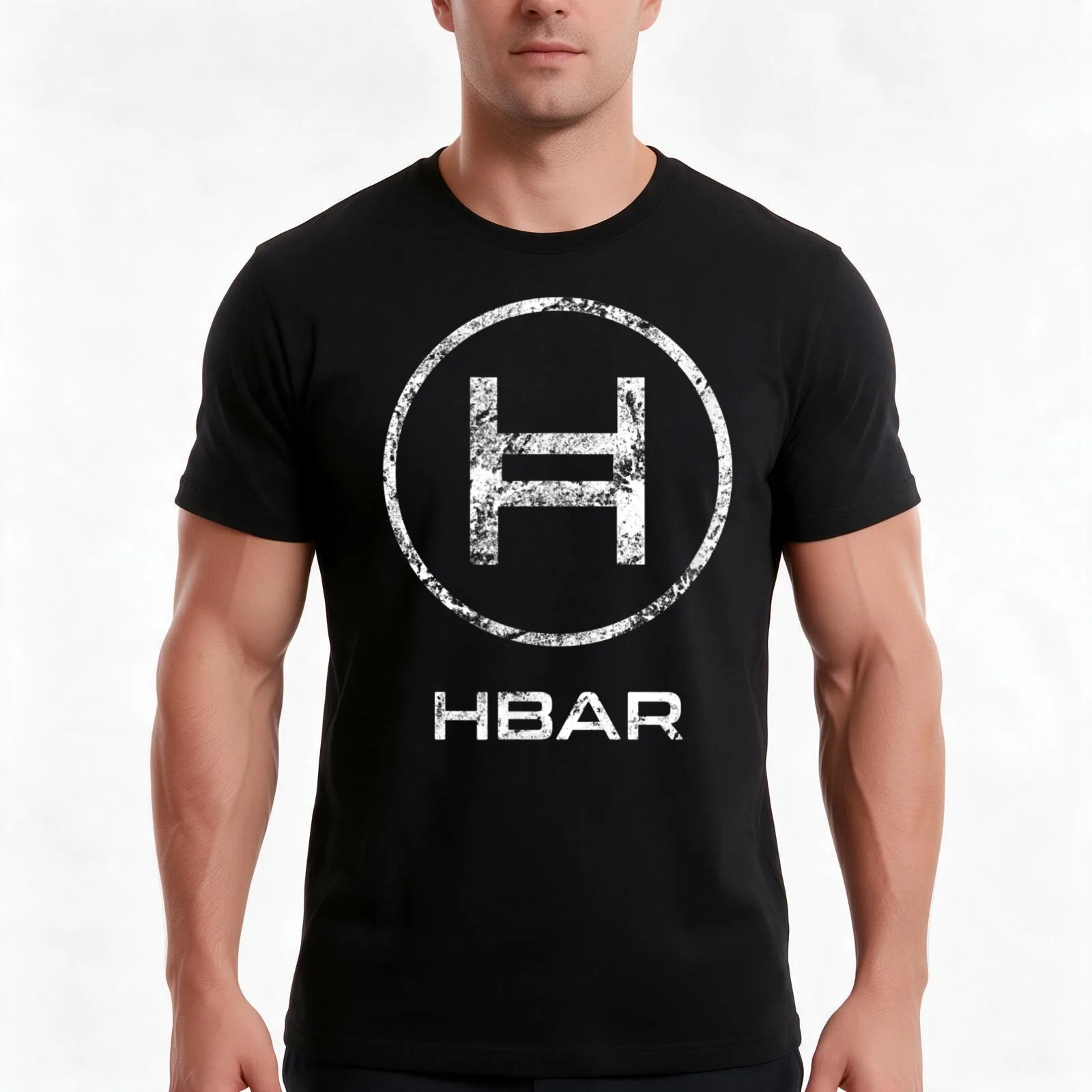 HBAR cryptocurrency - HBAR Hedera Hashgraph T-Shirt, Summer Casual Cotton Tee, Oversized Streetwear Tops, Vintage Graphic Print