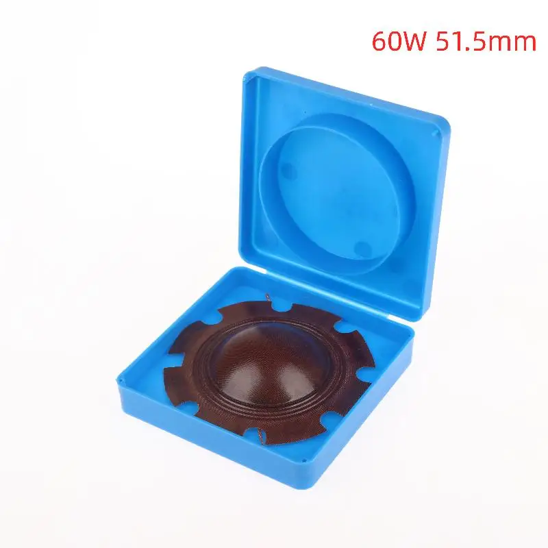 1Pcs 60W 51.5 Core Horn Loudspeaker Speaker Treble Resin Film Diaphragm Drive Head Repair Parts 51.5mm Tweeter Voice Coil