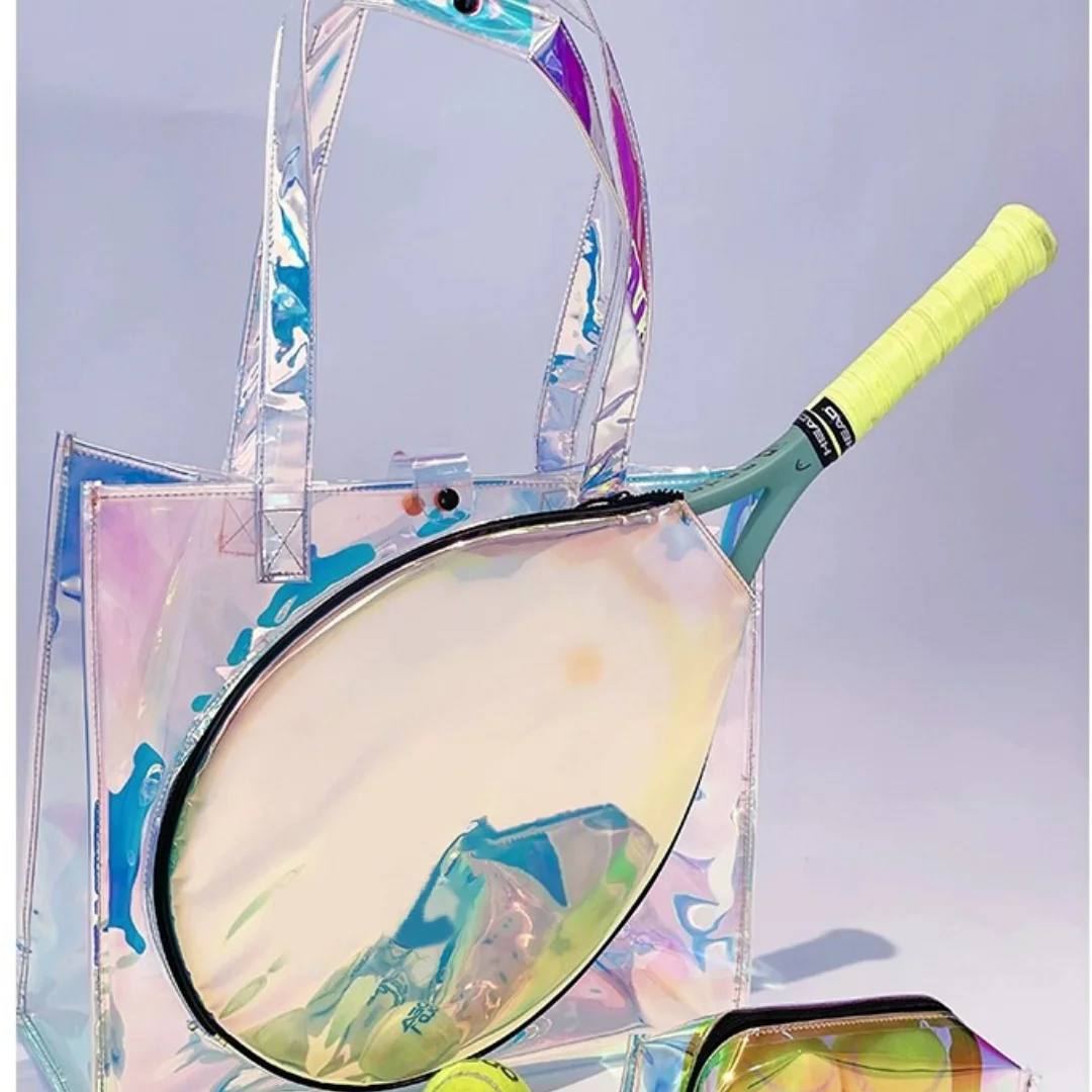 야외 스포츠 테니스 가방 다채로운 기능 토트 방수 대용량 레이저 한국어 패션 어깨 휴대용 배드민턴 가방