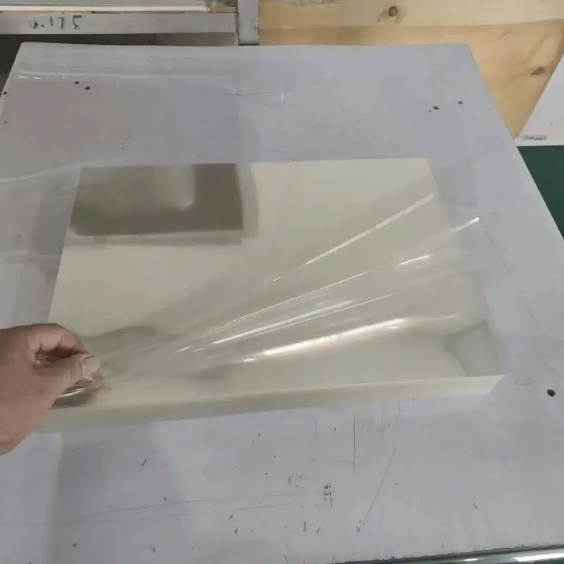 Anti Blocked PET Sheet Transparent for UV Printing 1 roll