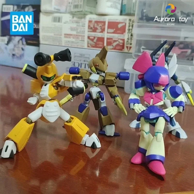 In Stock Bandai Gashapon Toys Medabots Series Super Movable Joint Model Action Figures Doll Anime Assembled Toys Children Gifts