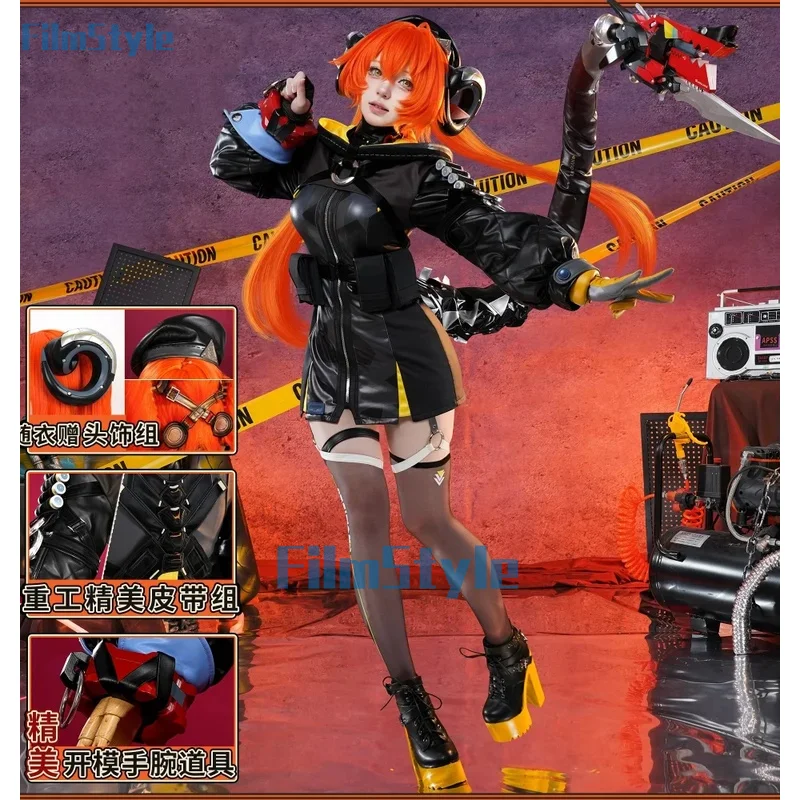 

Game Zenless Zone Zero Orphie Cosplay Costume Uniform Halloween Carnival Party Christmas Play Role Clothes Clothing
