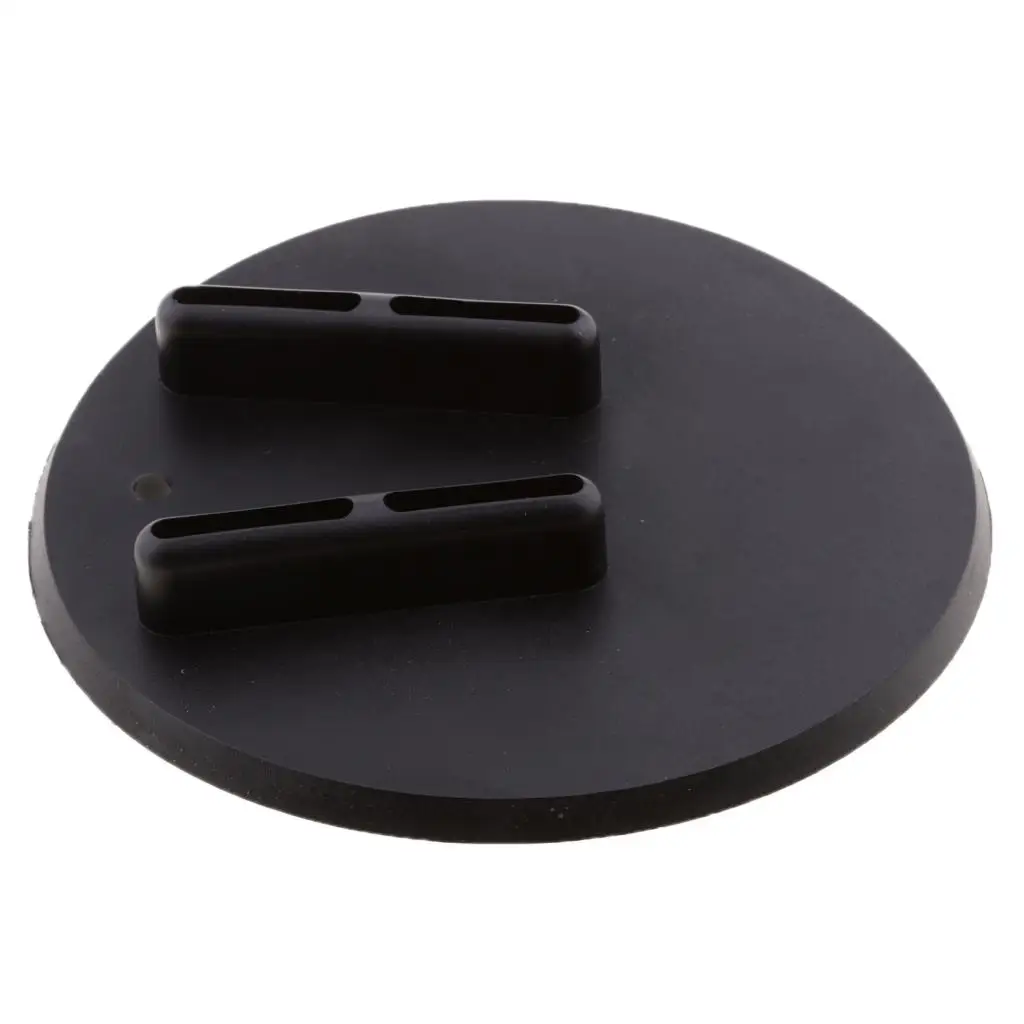 مسند للدراجة النارية باللون الأسود من Jiffy Stand Coaster Pad Puck لهارلي