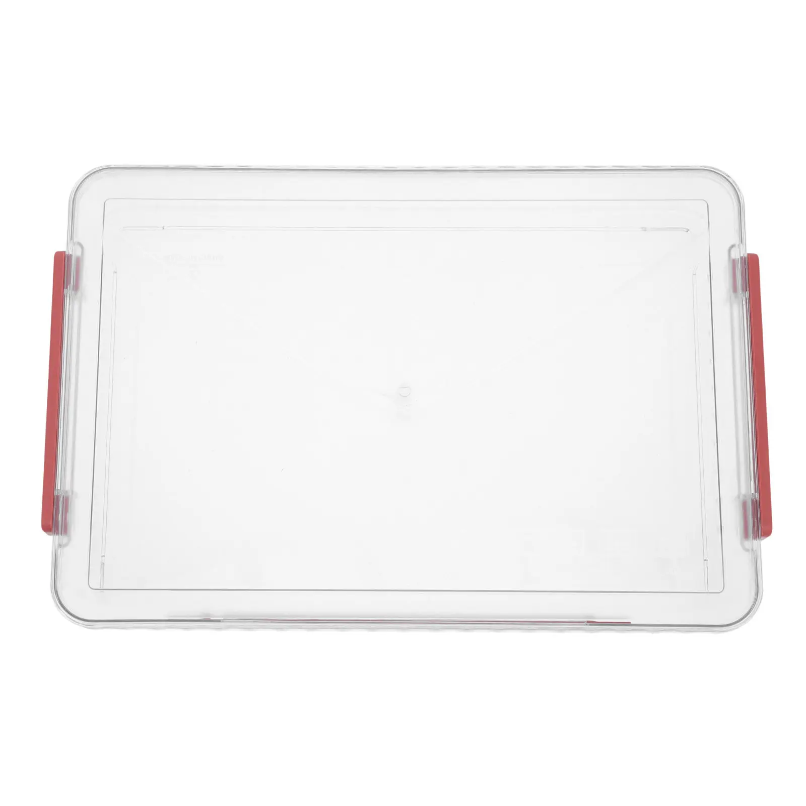 

Portable Transparent Document Storage Box Pet Material Handle Waterproof File Organizer Document Storage Box