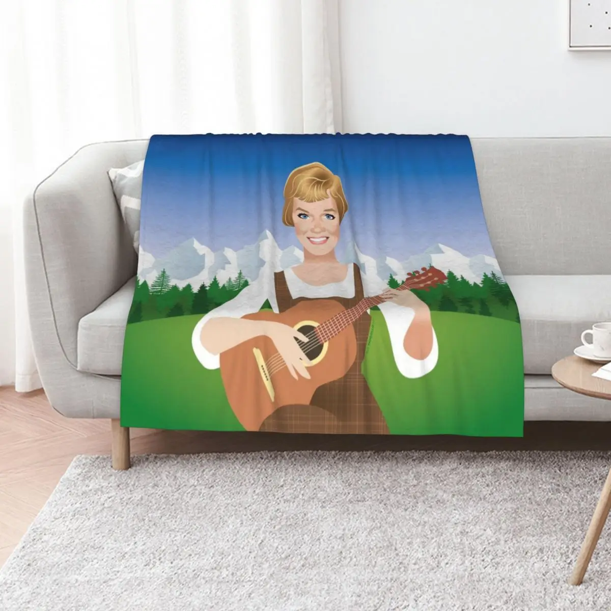 DO RE MI Throw Blanket Soft Cozy Blanket for Pet Kids Adults