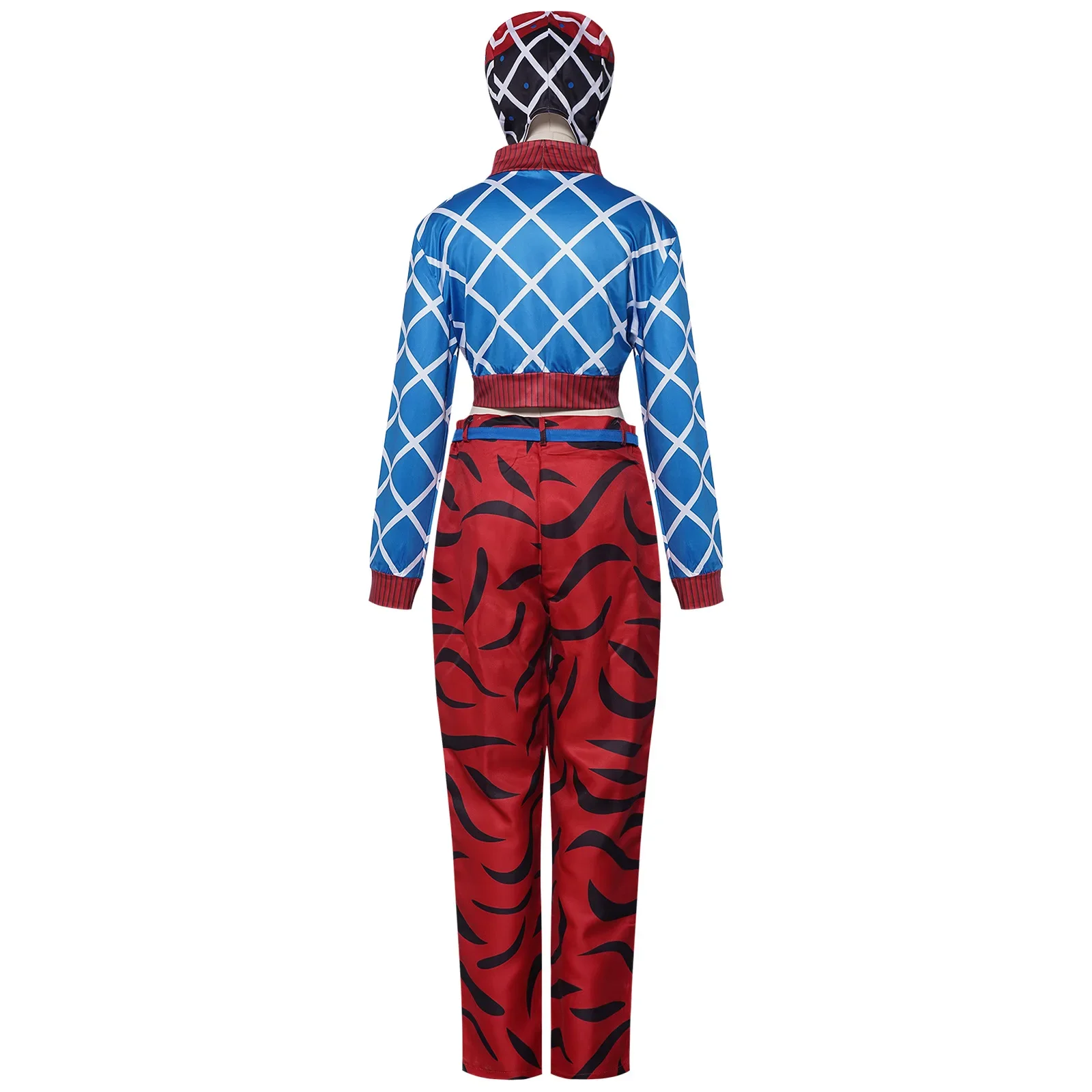 

New 2025 Anime JoJo's Bizarre Adventure Cosplay Costume Guido Mista Outfit Halloween Carnival Party Disguise Suit