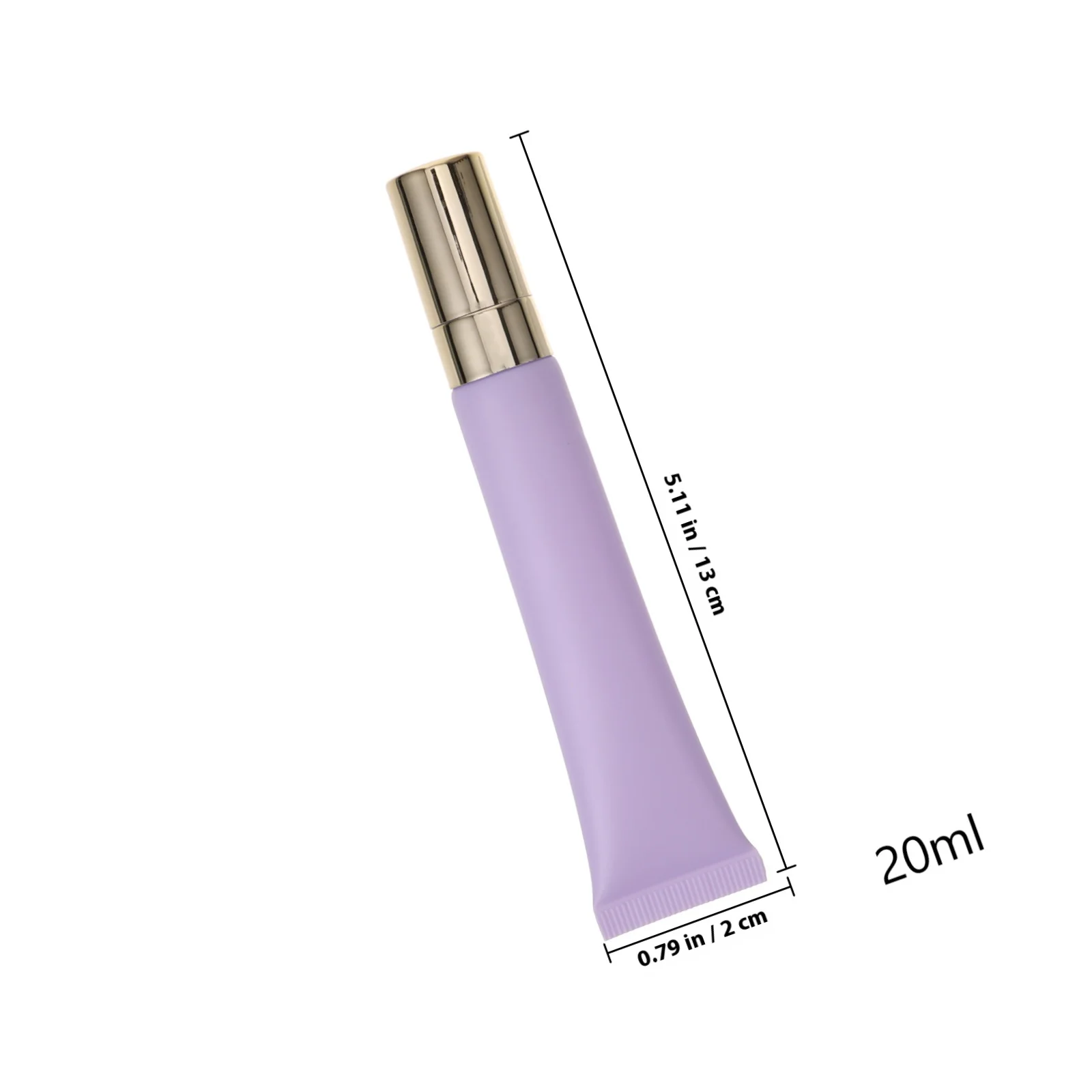 Empty Eye Cream Tube Dispenser 20G Refillable Portable Travel Essential Oil Container Cream Applicator Tool