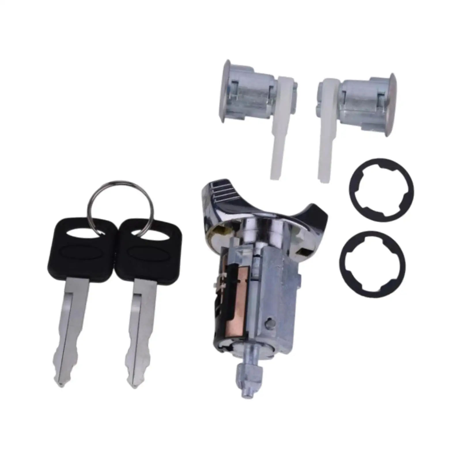 

Door Lock Cylinders Set Replacement F3uz1522050A Convenient Practical Accessories Wear Resistant Ignition Switch