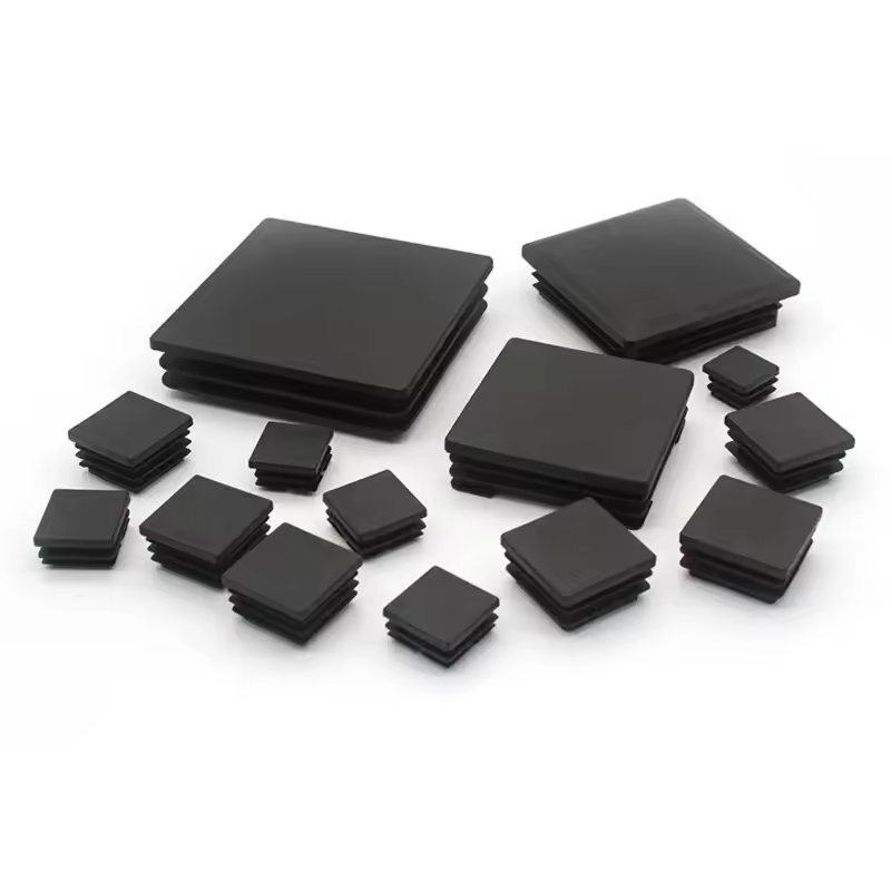 Square Plastic Black Blanking End Caps Furniture Leg Tube Pipe Inserts Plugs Bung Decorative Dust Cover 20x20mm-40x40mm - Image 6