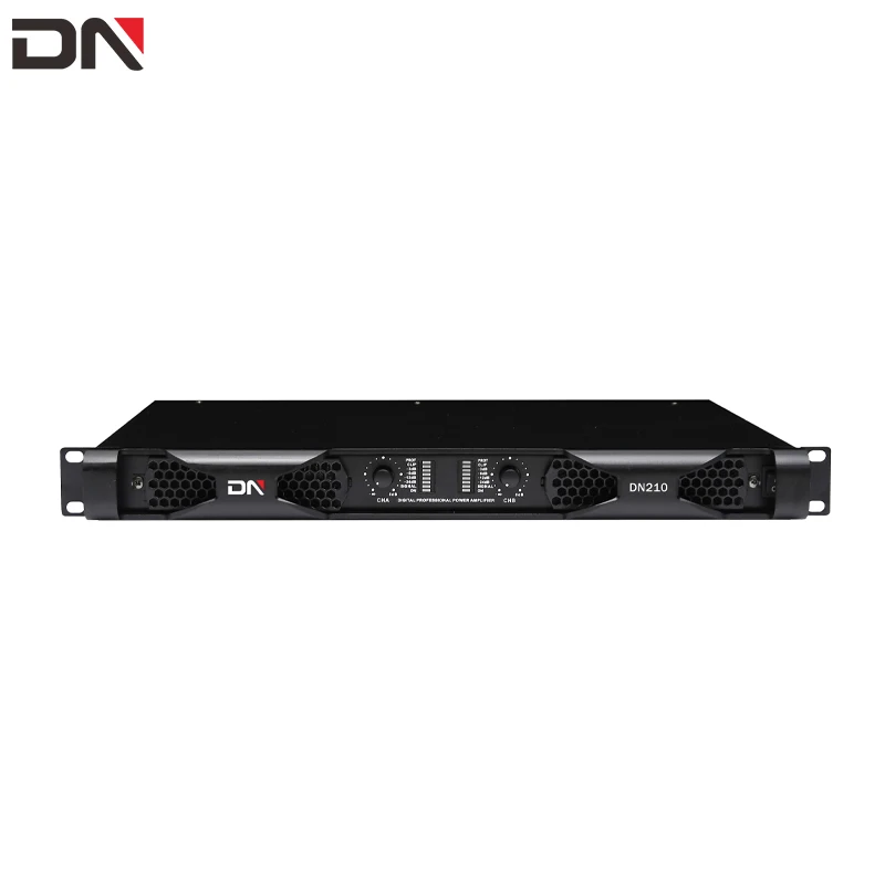 

Best DN210 1000w 2 Channel 1u Class D Stereo Audio Power Amplifier for ktv home theatre