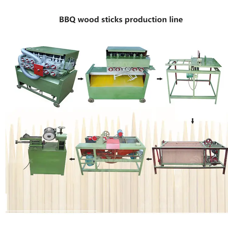 Hot Sale Wood Tooth Stick Making Machine/ Bamboo Toothpick Production Line