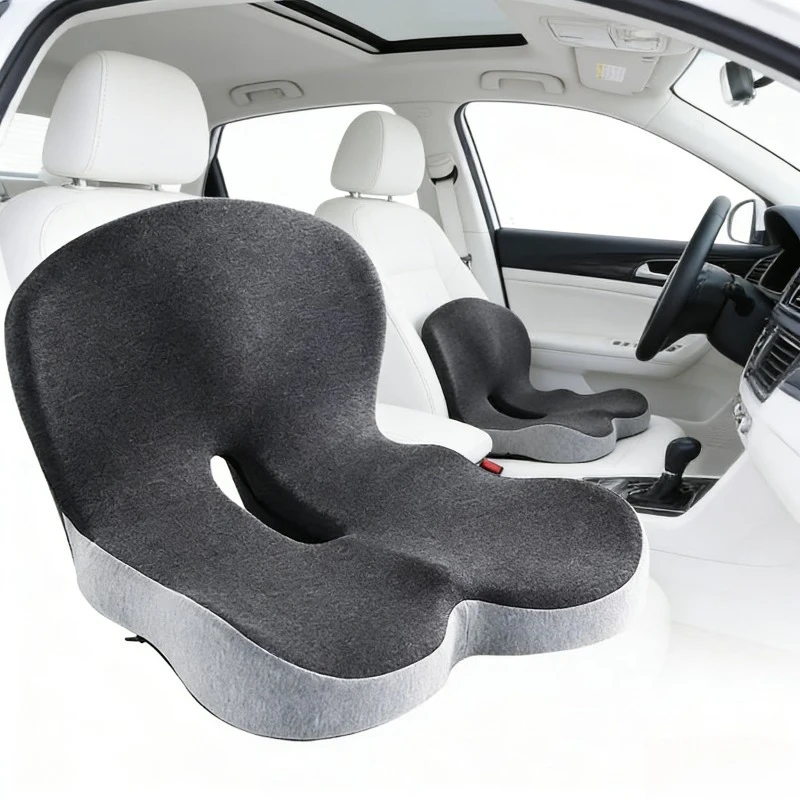 

Memory Cotton Integrated Cushion Backrest Office Chair Massage Pad Lumbar Support Ergonomic Design Lumbar Pad Ventilate