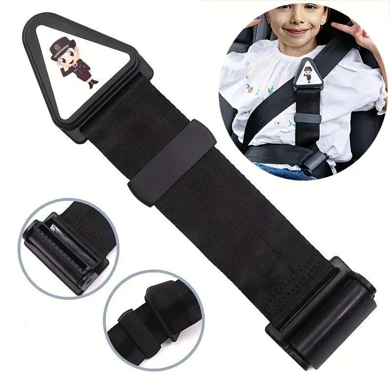 Car Child Seat Belt Retainer Adjustment and Fixation Anti-stroke Belt Children Shoulder Guard Buckle Seatbelt Adjuster for Kids