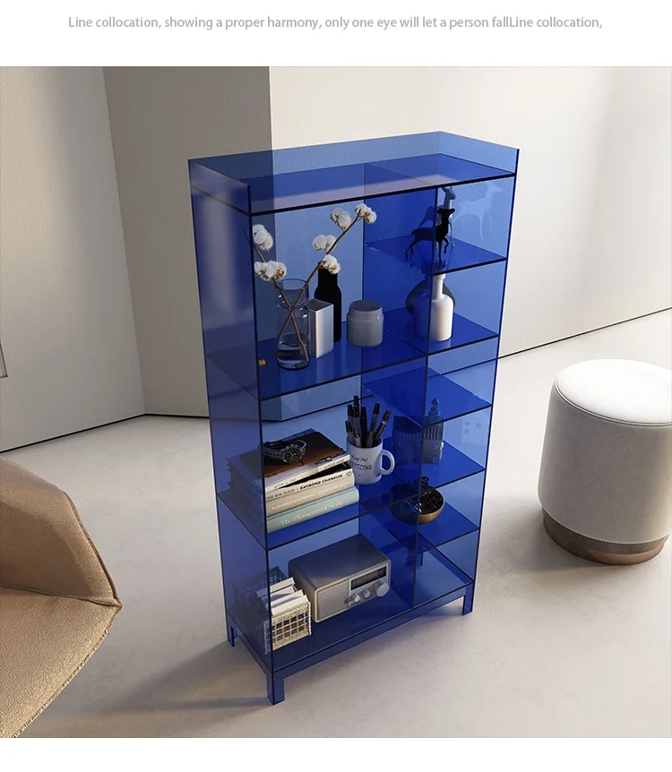 

Customized acrylic furniture display cabinet partition display rack customization