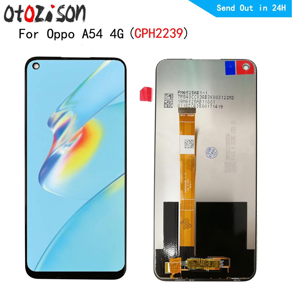 

6.51" IPS Screen For Oppo A54 4G CPH2239 LCD Display Screen Touch Panel Digitizer With Frame Assembly For Oppo A54 4G