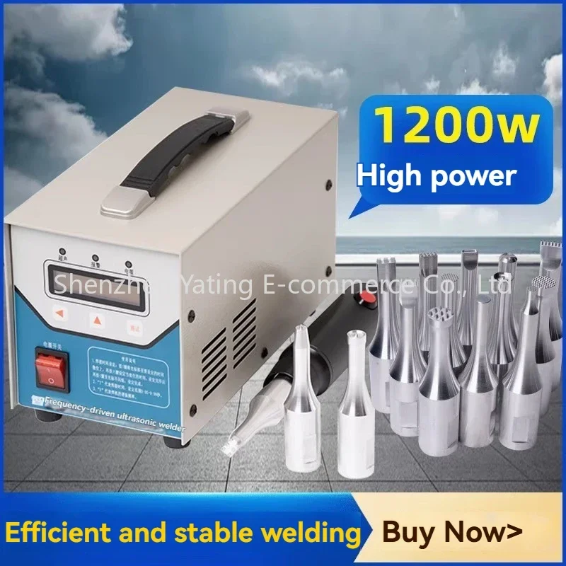 1pc Handheld Ultrasonic Spot Welder Welding Machine with Cloth Plastic Welding Car Interior Door Panel Modified Welding Gun