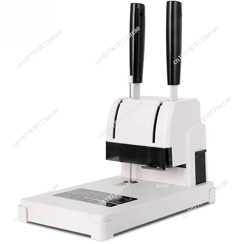 Financial voucher binding machine, financial manual punching machine, hot melt riveting tube binding machine