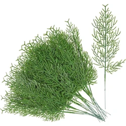 3/5/10Pcs 35cm Artificial Green Pine Leaves Christmas Decoration Xmas Tree Home Decor New Year Gift Christmas Garland Accessory