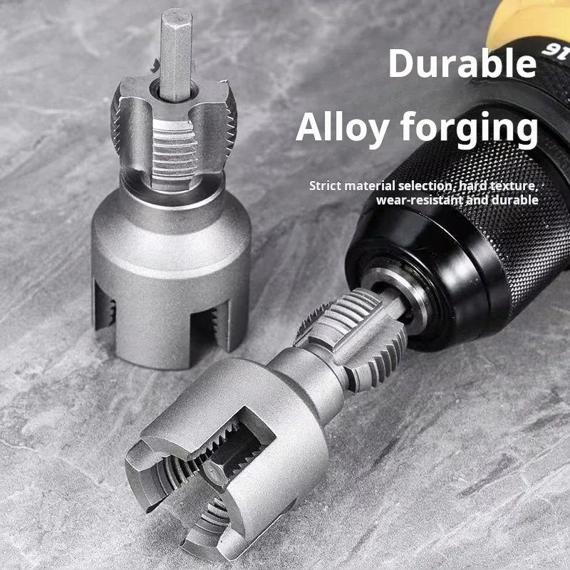 

PPR Water Pipe Opener Professional Metal Thread Cutting Tool Water Pipe Maintenance Mechanic Tool 4 Points 6 Points 1-inch Tube