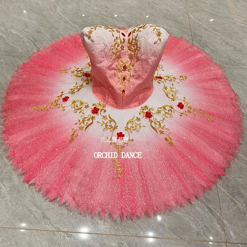 ชุดบัลเลต์สีชมพู BT2506991 สำหรับเด็ก ผู้หญิง และผู้ใหญ่ ขนาดและสีตามสั่ง