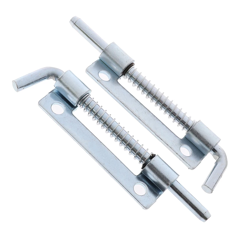 1Pcs Metal Lock  Bolt Spring Loaded Latch 3.54